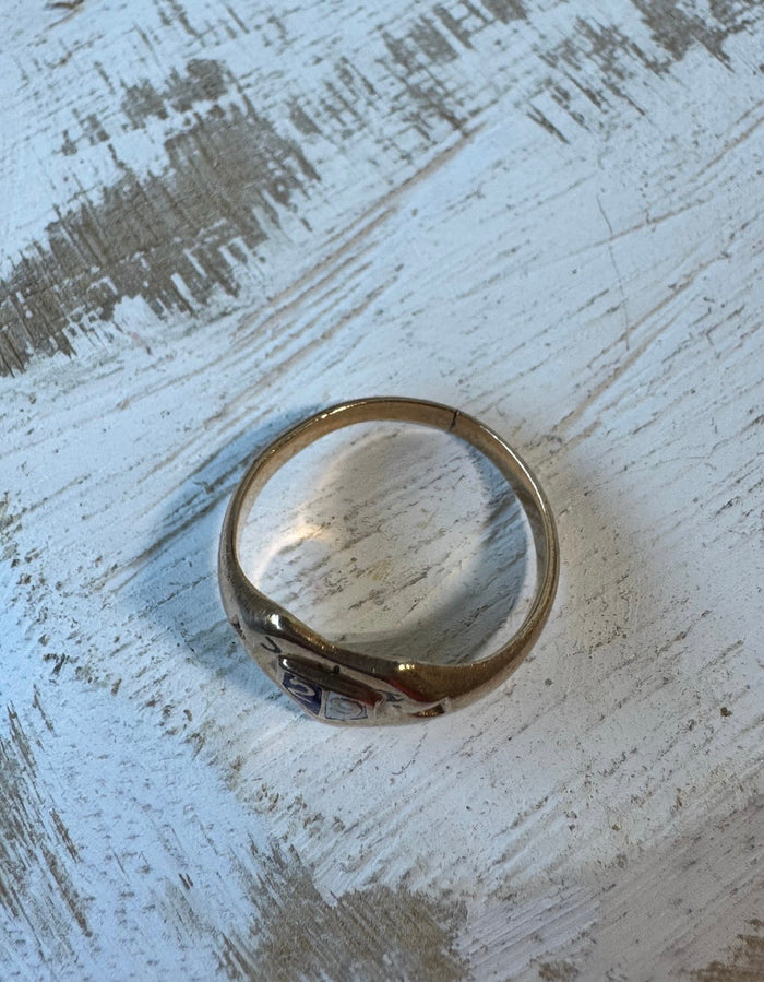 10K Gold Signet Ring SIZE 5.5