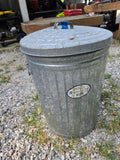 20 Gal Galvanized Steel Trash Can w/Lid