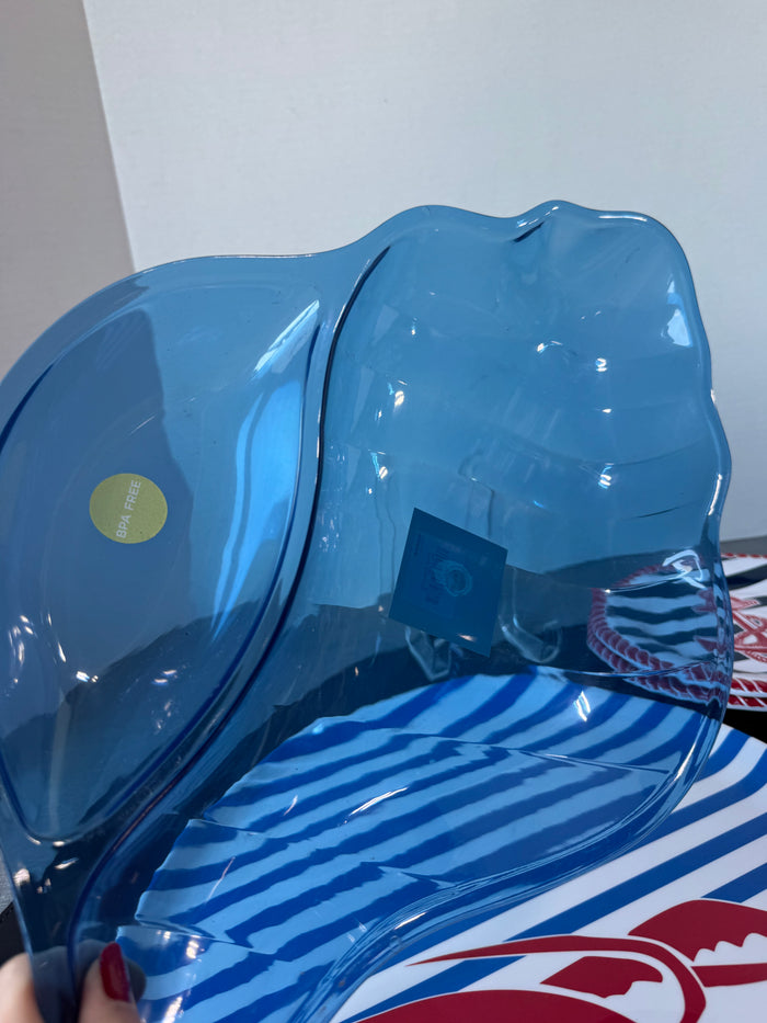 4-Piece Nautical Themed Melamine Dish Set
