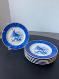 6-Piece Leopard Lazuli by Lynn Chase Bread & Butter Plates (D)