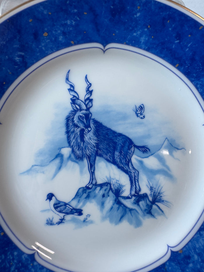6-Piece Leopard Lazuli by Lynn Chase Bread & Butter Plates (D)
