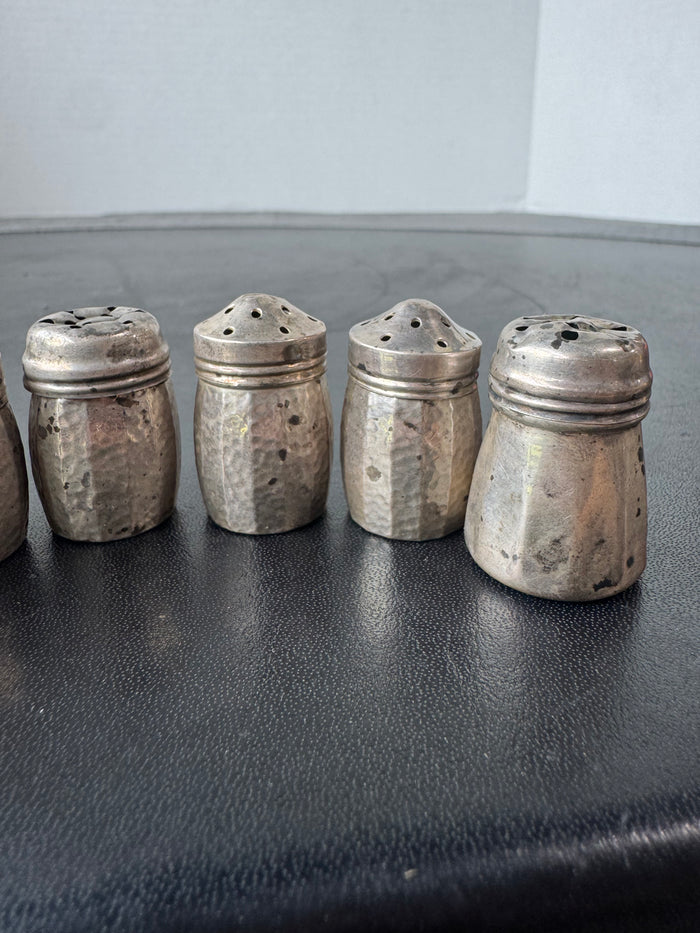 6-Piece Sterling Silver Miniature Salt & Pepper Shakers