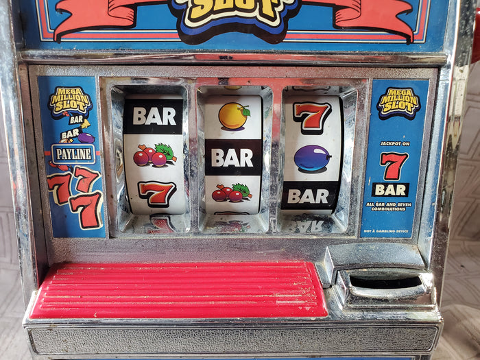7 Mega Million Slot Coin Bank AS IS—READ DESCRIPTION CAREFULLY**