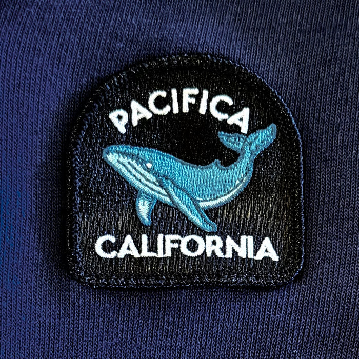 Kids Whale Patch Zip Hoodie