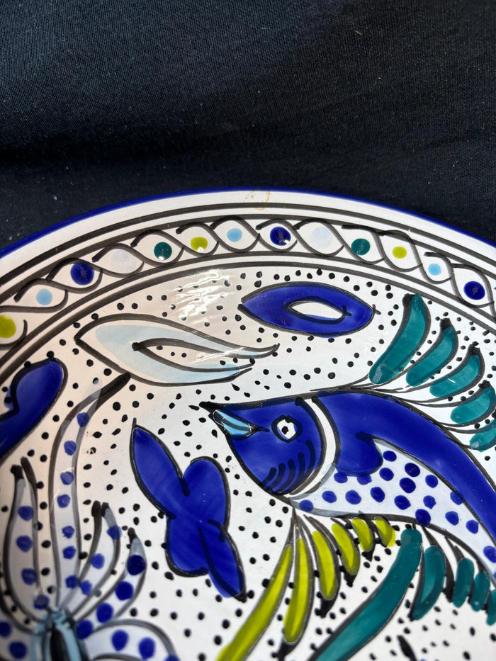 Lot Of 6 La Souk Style Ceramic Fish Dishes