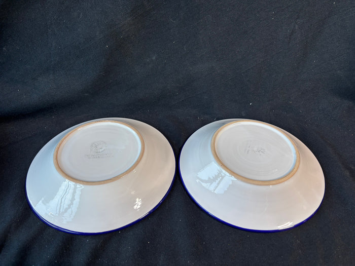 Lot Of 6 La Souk Style Ceramic Fish Dishes