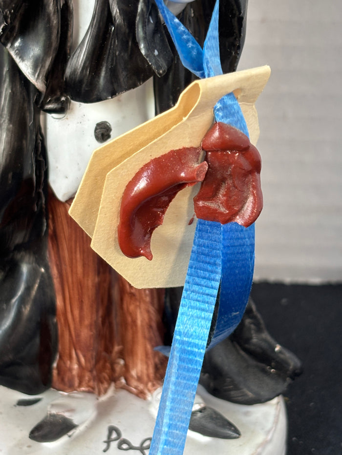 TP Ceramiche Poli Cesare Signed Figurine Pottery Art Italy *Read Description*