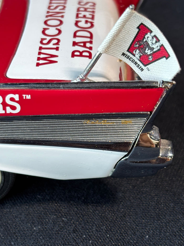 The Danbury Mint Diecast Wisconsin Badgers Team 1957 Chevy