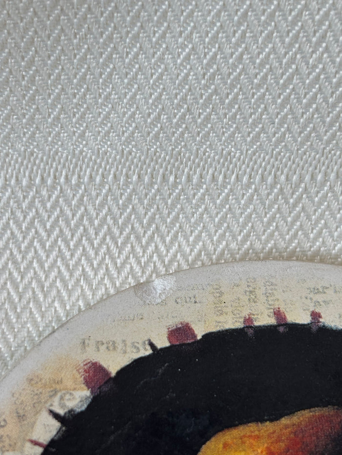 Set Of 4 Ceramic Fruit Coasters W/ Holder *Read Description*
