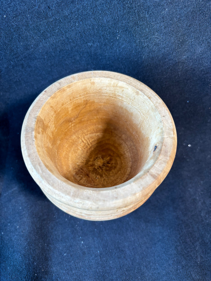 Wooden Mortar And Pestle
