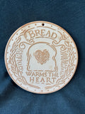 Hill Designs “Bread Warmer Warms the Heart” Terra Cotta Stone Trivet