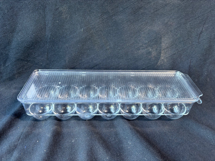 3-Piece Lot Of Clear Kitchen Storage Organizers