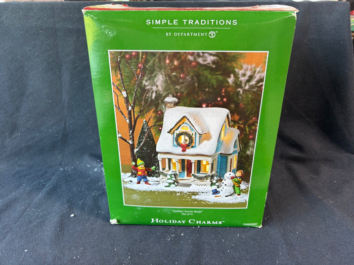Dept. 56 “Holiday Charms House” Set Of 5, Light Works