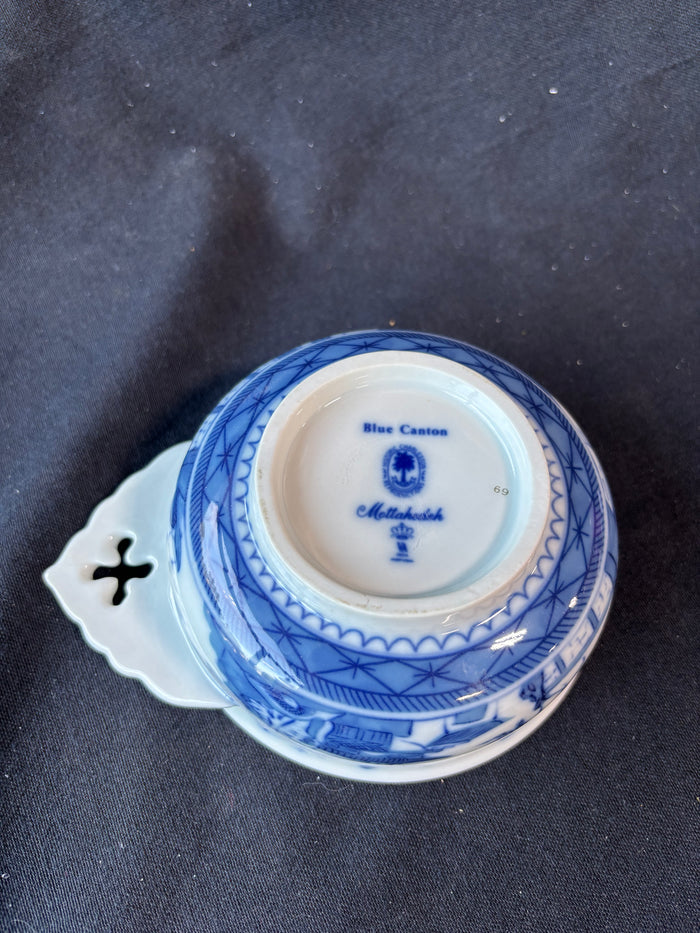 Mottahedeh Blue Canton Porringer Bowl *Read Description*