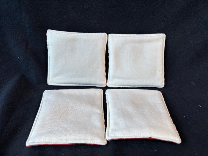 Set Of 4 Betsy Ross Flag Spiced Mug Mats *Read Description*