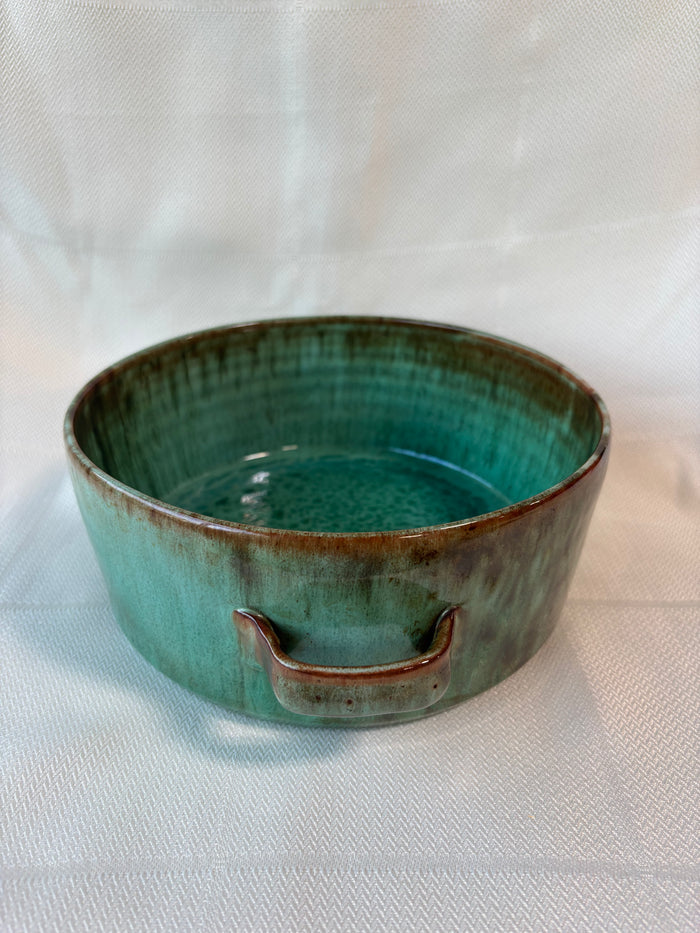 Studio Art Pottery Bowl W/Handles