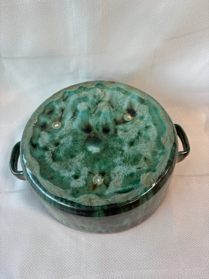 Studio Art Pottery Bowl W/Handles