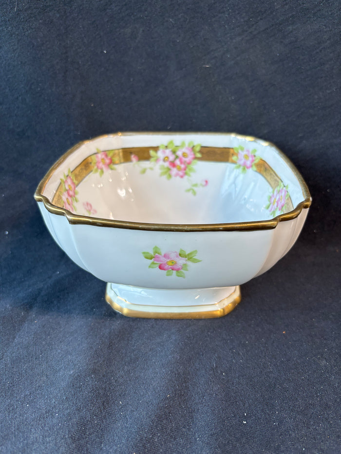 Nippon Porcelain Footed Bowl