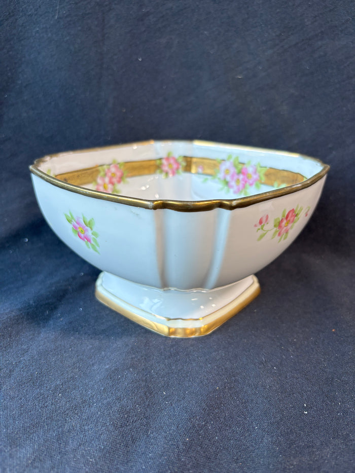 Nippon Porcelain Footed Bowl