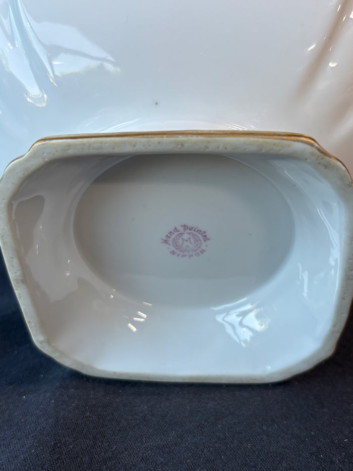 Nippon Porcelain Footed Bowl
