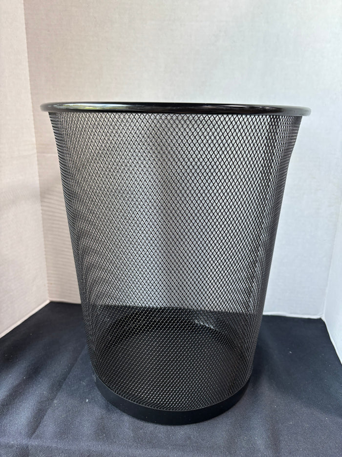 Black Mesh Waste Basket