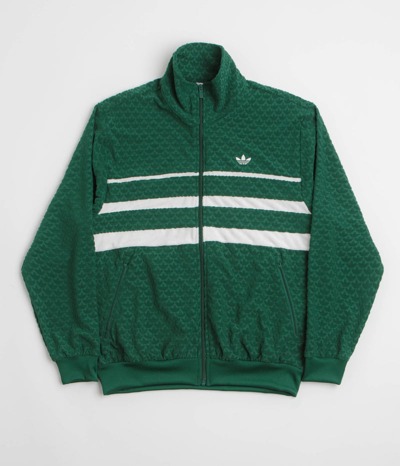 Adidas Monogram Track Jacket in Collegiate Green