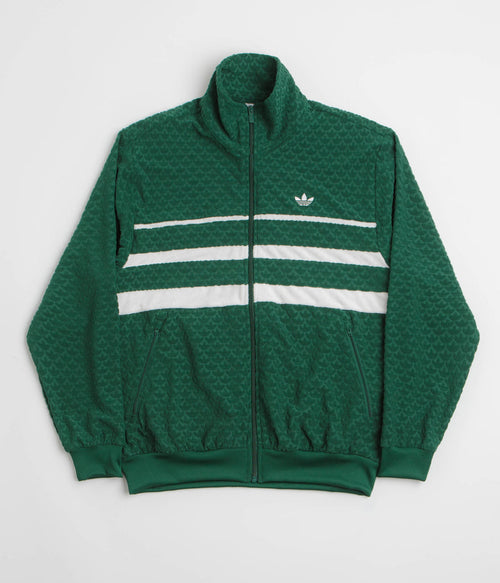 Adidas Monogram Track Jacket in Collegiate Green