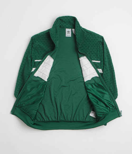 Adidas Monogram Track Jacket in Collegiate Green