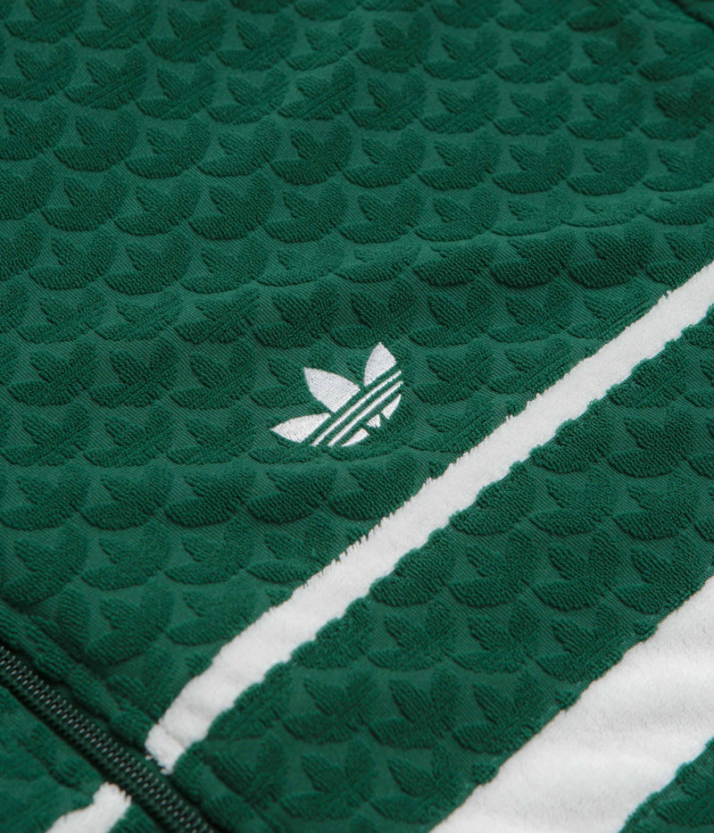 Adidas Monogram Track Jacket in Collegiate Green