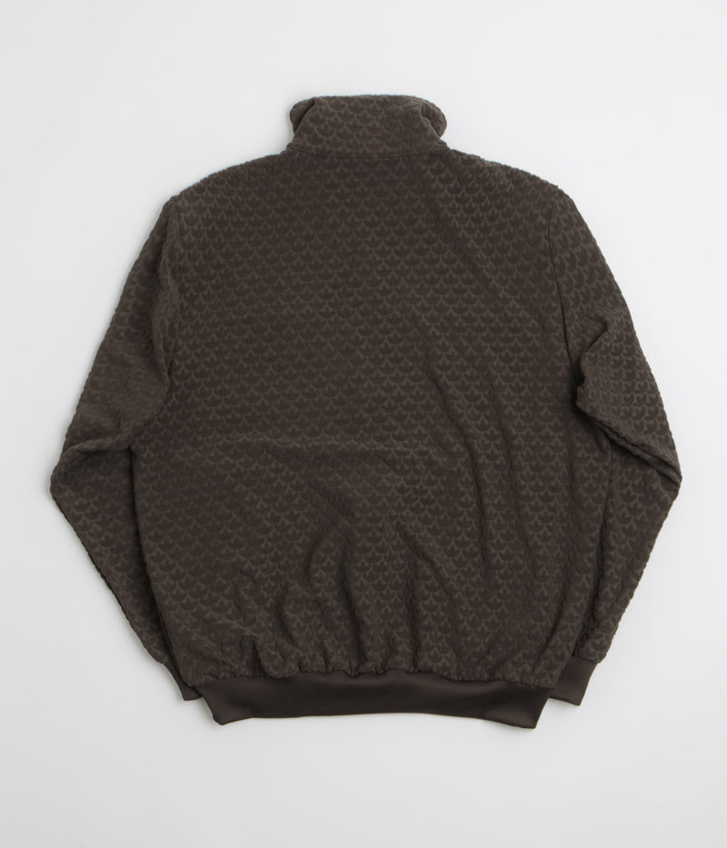 Adidas Monogram Track Jacket in Dark Brown