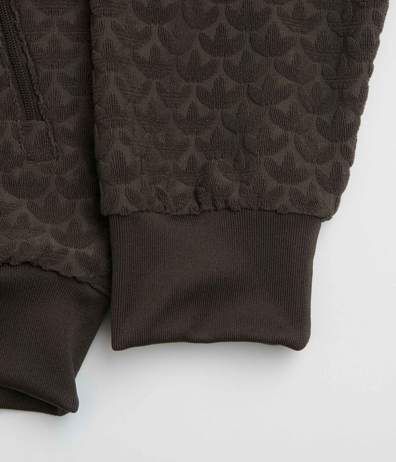 Adidas Monogram Track Jacket in Dark Brown