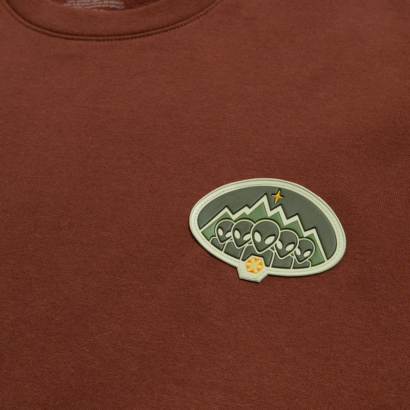Alien Workshop Iceage Crewneck Sweatshirt - Brown