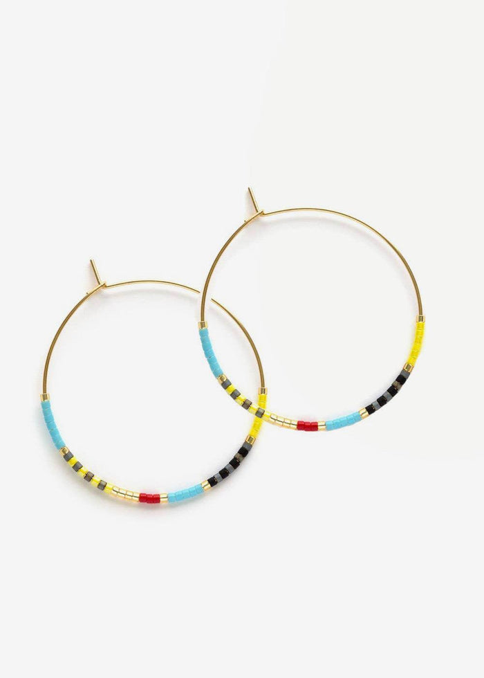 Amano Studio - Japanese Seed Bead Hoops - Fiesta!-Amano Studio-treehaus