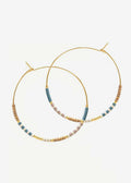 Amano Studio - Japanese Seed Bead Hoops - Sky-Amano Studio-treehaus