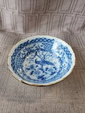 Andrea by Sadek Style Blue and White Trinket Bowl