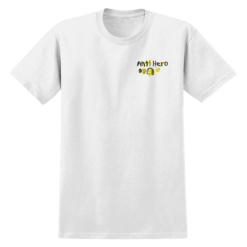 Anti-Hero Expressions Bongo T-Shirt - White