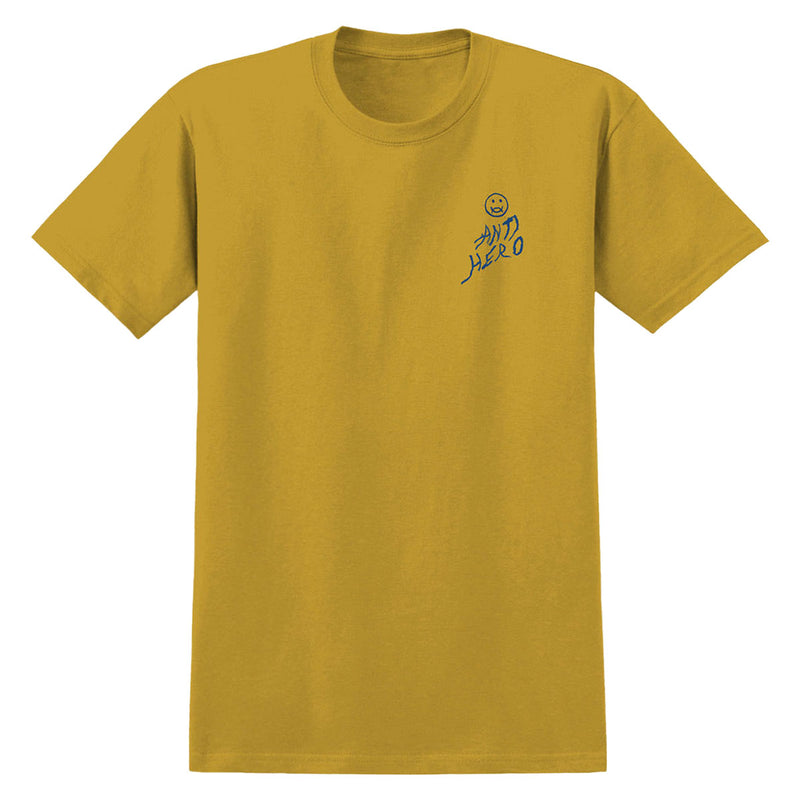 Anti-Hero Expressions Sun T-Shirt - Heather Mustard