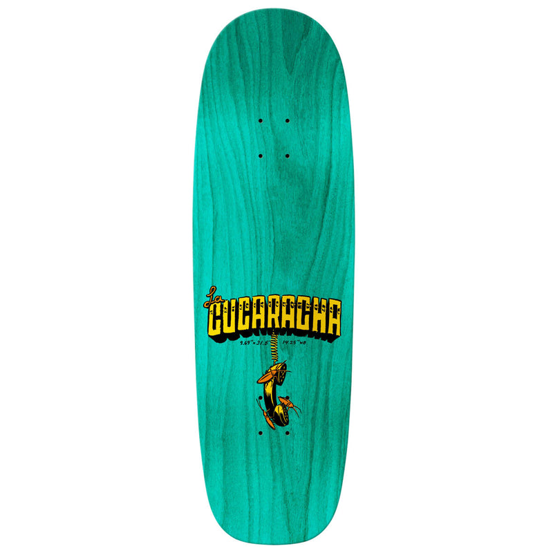 Anti-Hero Team Jalopi Cucaracha Skateboard Deck - Brown - 9.69"