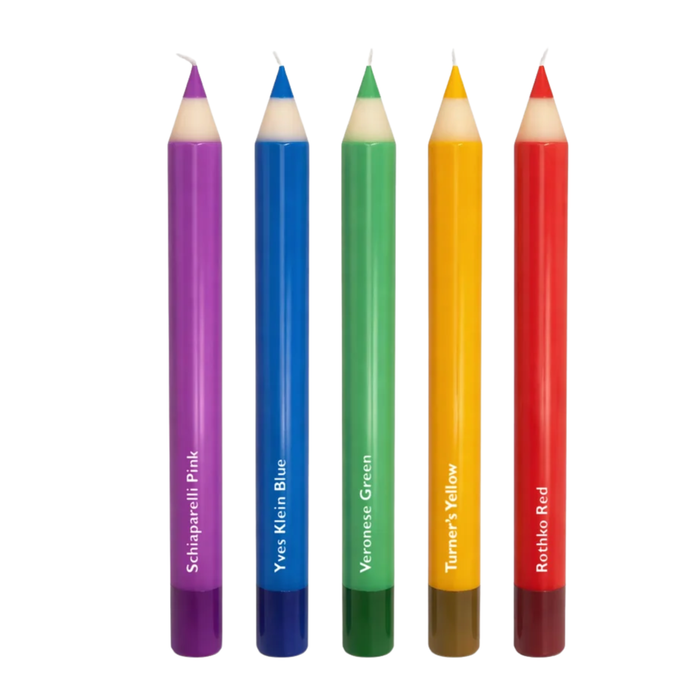 Artist Wax Pencil Candles