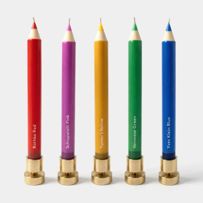 Artist Wax Pencil Candles