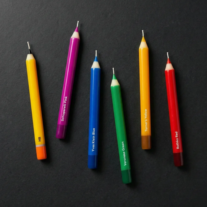 Artist Wax Pencil Candles
