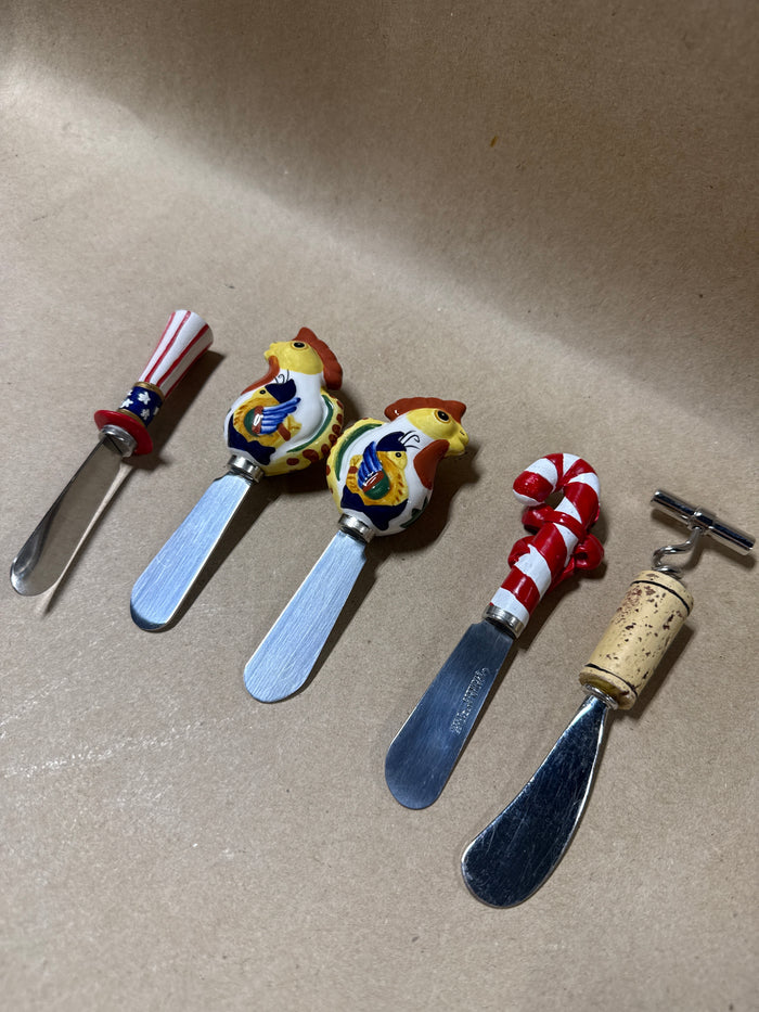 Assorted Cheese Spreaders Lot