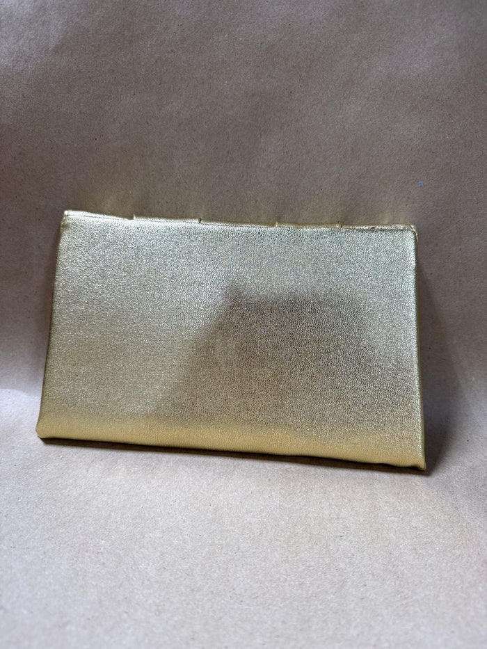 Avon Polished Gold Handbag With Box