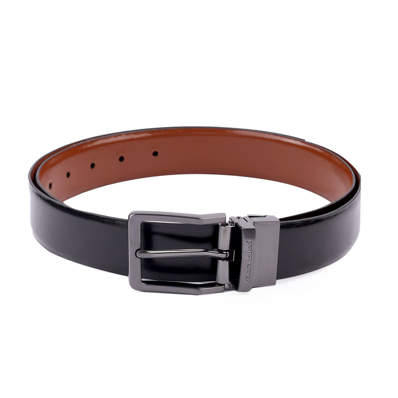 Reversible belt with Genuine Leather