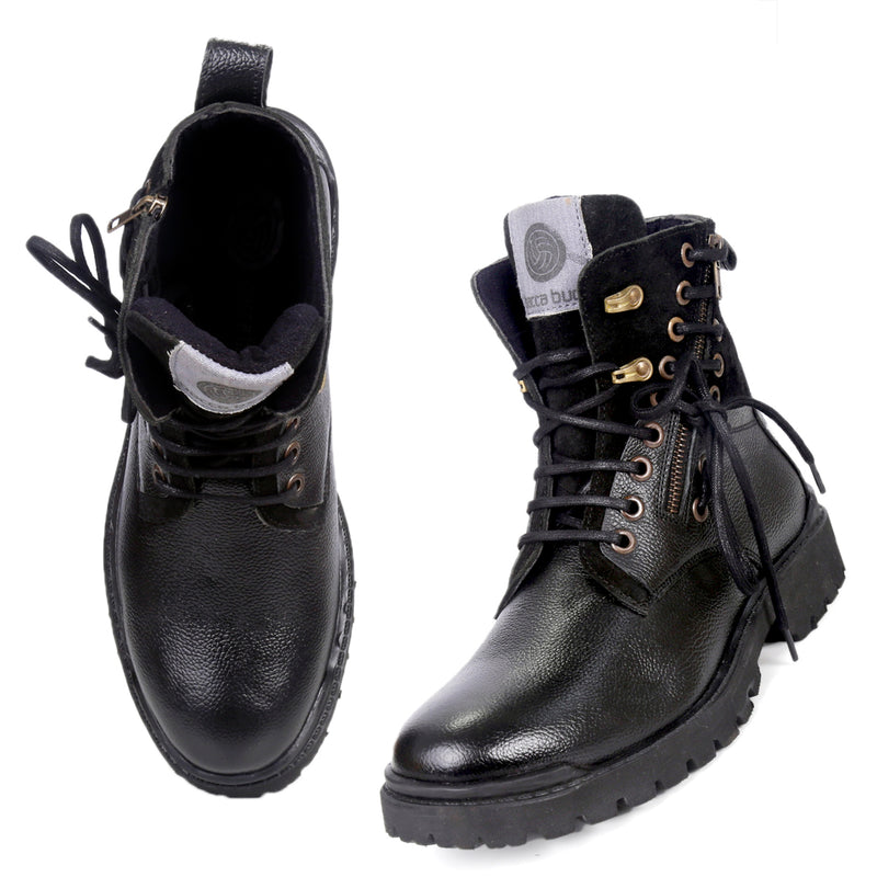 leather boots for men, mens leather combat boots, combat boots, black boots