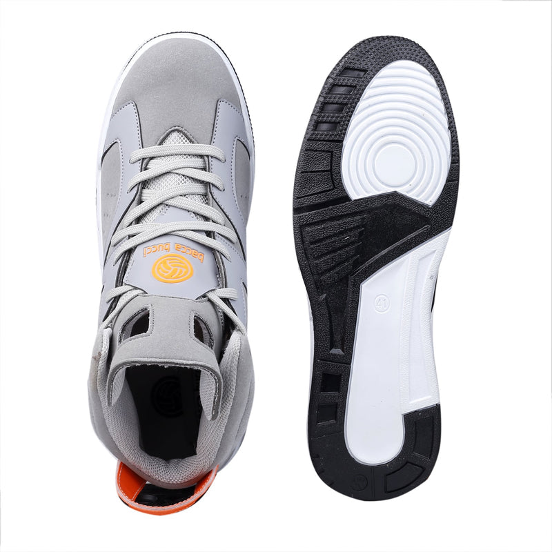 Bacca Bucci Men DEMON High-top Shoes with Flat outsole High-Street Fashion Sneakers