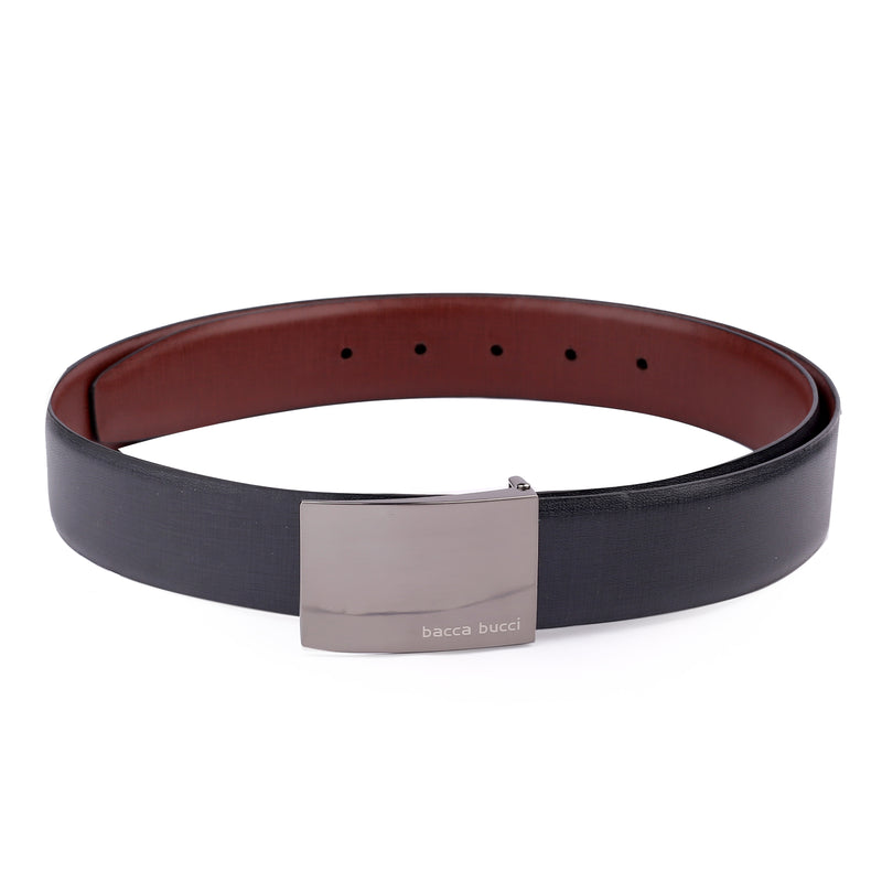 Reversible belt with Genuine Leather