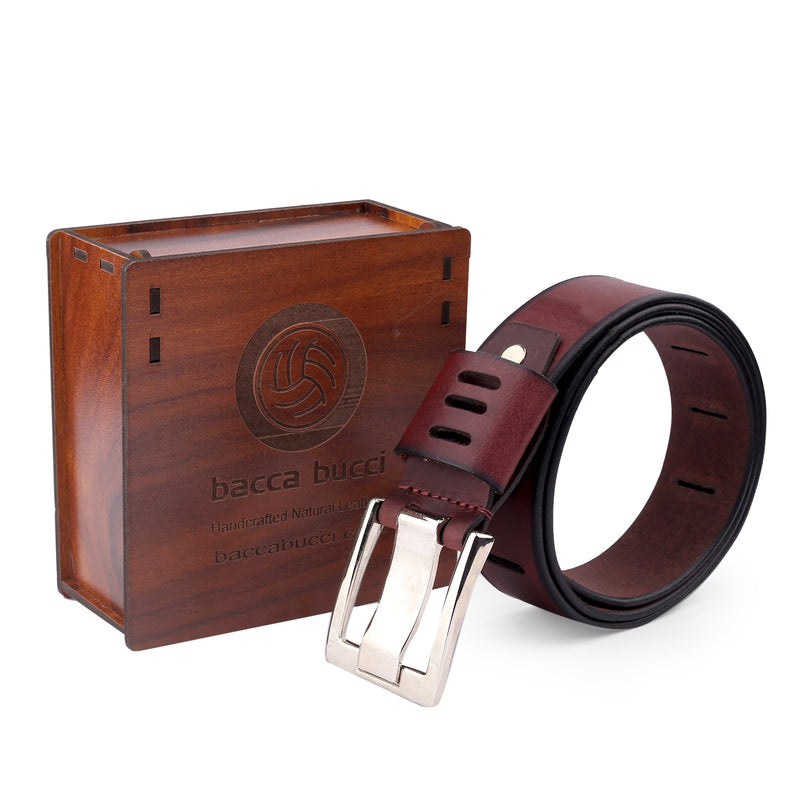 Grain Leather Belt
