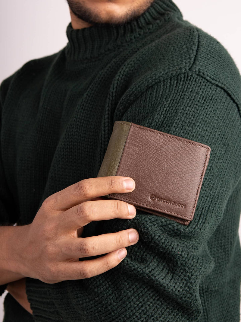 Bacca Bucci Genuine Leather Bi-Fold Wallet