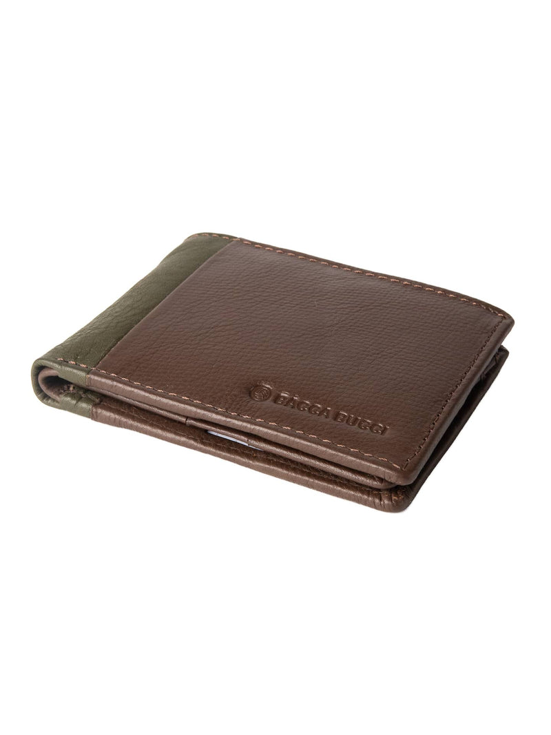 Bacca Bucci Genuine Leather Bi-Fold Wallet